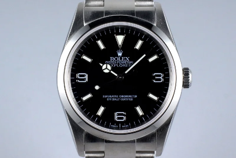 Shop Rolex Watches and Elevate Your Look –2002 Rolex Explorer 114270