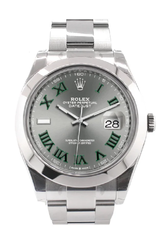 Rolex Watches: For Those Who Appreciate the Best –Rolex Datejust 41 Slate Roman Dial Automatic Men's Watch 126300