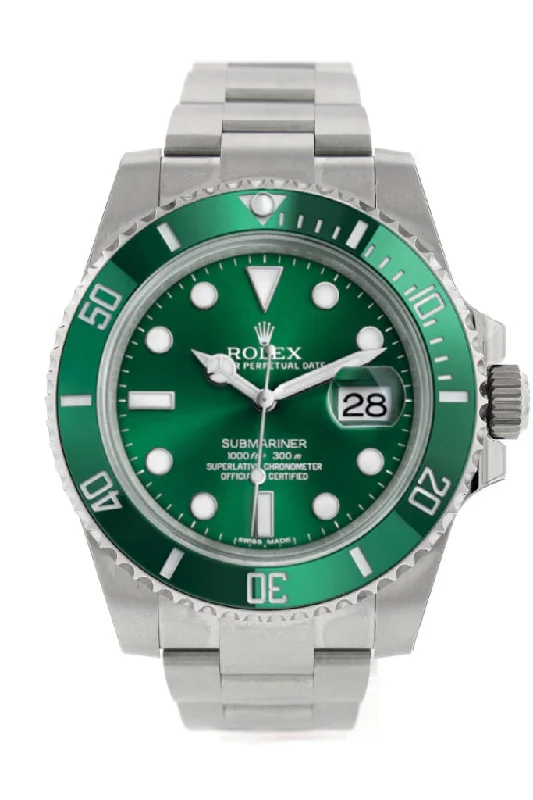 Find the Rolex Watch That Defines You –Rolex Submariner Hulk Date 40 Green Dial Mens Watch 116610LV 116610