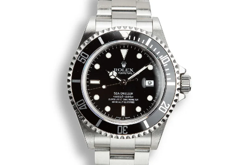 Rolex Watches: Where Craftsmanship Meets Luxury –2006 Rolex Sea-Dweller 16600 T with Box and Papers